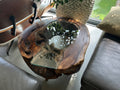 Suarholz Massiv-Beistelltisch/Nachttisch 70cm × 47 cm I Naturholz, Unikat